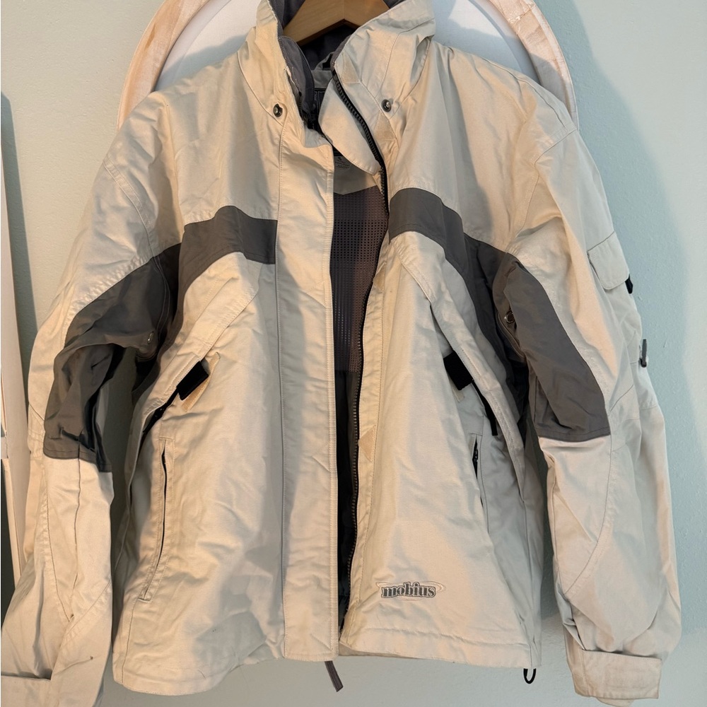 Beige and Gray Jacket